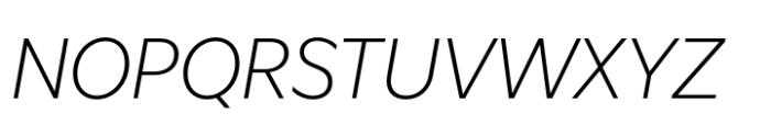 Sans Atwic Modern Lig Ita Font UPPERCASE