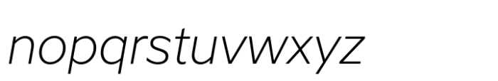 Sans Atwic Modern Lig Ita Font LOWERCASE