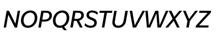 Sans Atwic Modern Mid Ita Font UPPERCASE