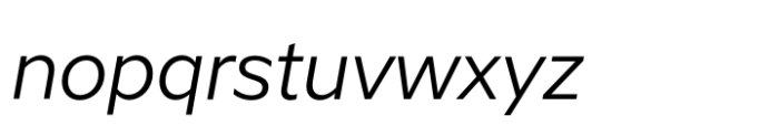Sans Atwic Modern Reg Ita Font LOWERCASE