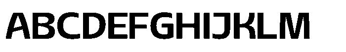 Sansceina Bold Font UPPERCASE