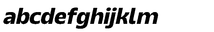 Sansceina Extra Bold Oblique FONT