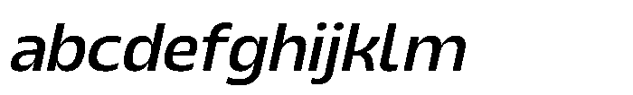 Sansceina Medium Oblique FONT