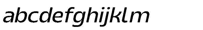 Sansceina Regular Oblique FONT