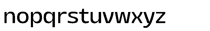 Sansceina Regular Font LOWERCASE