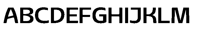 Sansceina Semi Bold Font UPPERCASE
