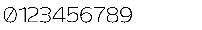 Sansceina Thin Font OTHER CHARS