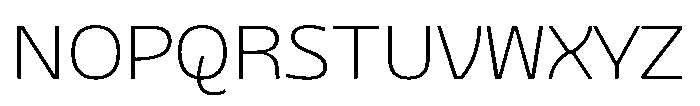 Sansceina Thin Font UPPERCASE