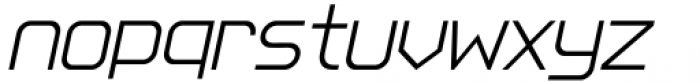 Sansduski Light Oblique Font LOWERCASE