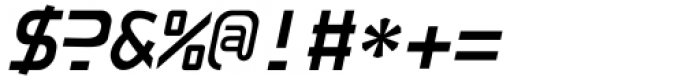 Sansduski Mono Bold Oblique Font OTHER CHARS