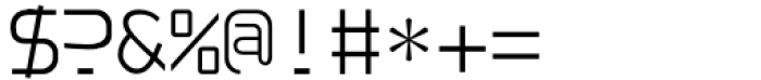 Sansduski Mono Light Font OTHER CHARS