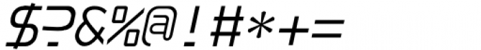 Sansduski Mono Oblique Font OTHER CHARS