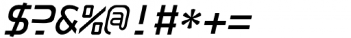 Sansduski Mono Semi Bold Oblique Font OTHER CHARS