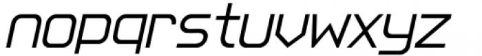 Sansduski Oblique Font LOWERCASE