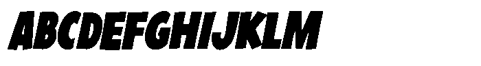 Sansible SW Italic Font UPPERCASE