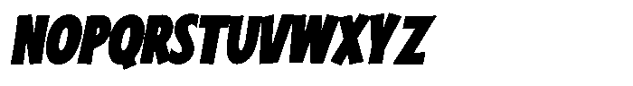 Sansible SW Italic Font UPPERCASE