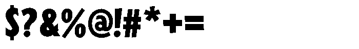 Sansible SW Regular Font OTHER CHARS