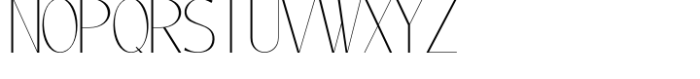 Sanstar Thin Font UPPERCASE