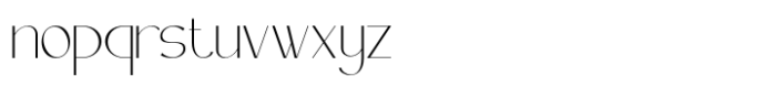 Sanstar Thin Font LOWERCASE
