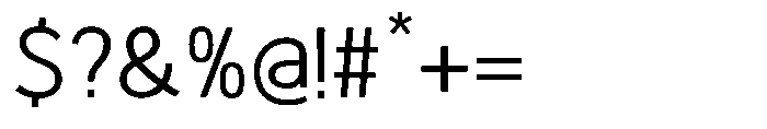 Sanstionale Light Font OTHER CHARS