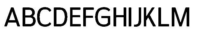 Sanstionale Medium Font UPPERCASE