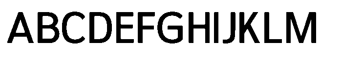Sanstionale Semi Bold Font UPPERCASE