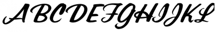 Santa Fe Italic Font UPPERCASE