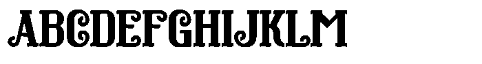 Santa Miracle Font UPPERCASE