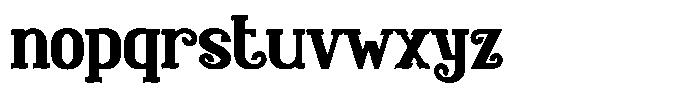 Santa Miracle Font LOWERCASE