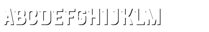 Santa Moniuz Clean Shadow FX Font UPPERCASE