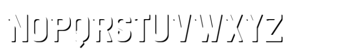 Santa Moniuz Clean Shadow FX Font UPPERCASE