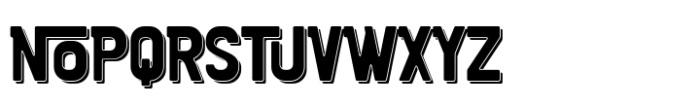 Santa Moniuz Clean Shadow Font LOWERCASE