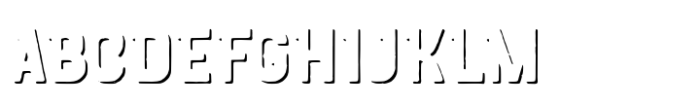 Santa Moniuz Rough Shadow FX Font UPPERCASE