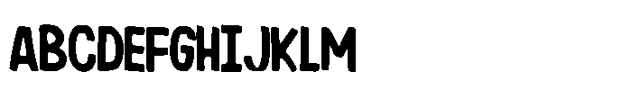 Santai Banget Font UPPERCASE