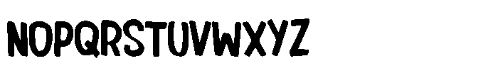 Santai Banget Font UPPERCASE