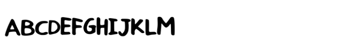 Santai Comic Font UPPERCASE