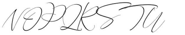 Santeria Signature Italic Font UPPERCASE