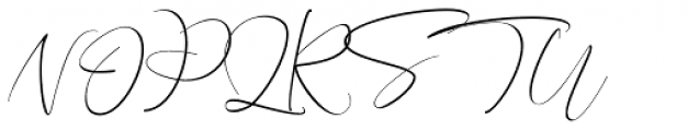 Santeria Signature Regular Font UPPERCASE