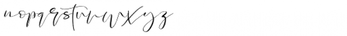 Santeria Signature Regular Font LOWERCASE