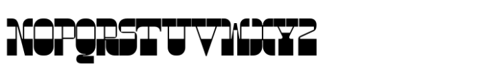 Santiag Inside Corners Font UPPERCASE