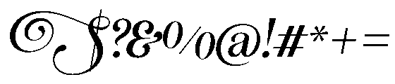 Santiole Alternates Italic Font OTHER CHARS