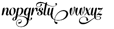 Santiole Alternates Italic Font LOWERCASE