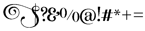 Santiole Alternates Regular Font OTHER CHARS