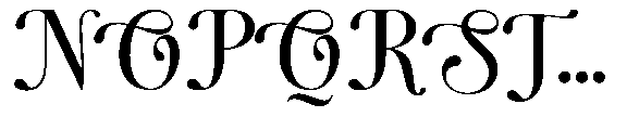 Santiole Script Regular Font UPPERCASE