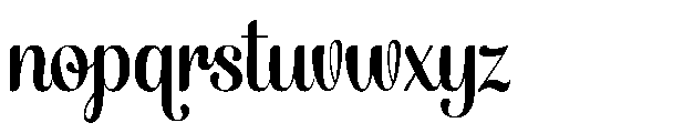 Santiole Script Regular Font LOWERCASE