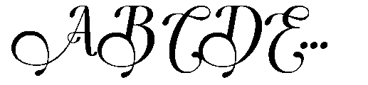 Santiole Swash Italic Font UPPERCASE