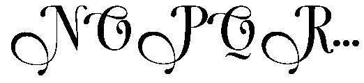 Santiole Swash Regular Font UPPERCASE