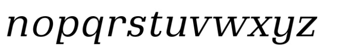 Santiphap Italic Font LOWERCASE