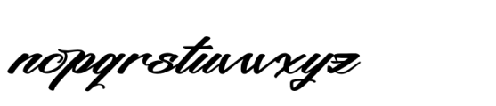 Santos Kulture Regular Font LOWERCASE