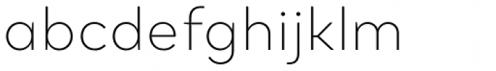 Santral Extra Light Font LOWERCASE